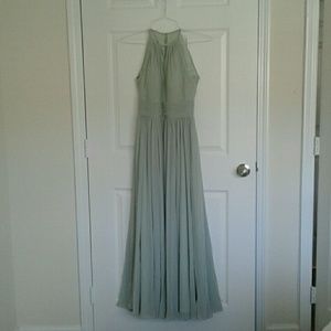 Azazie Cherish Bridesmaid Dress Dusty Sage